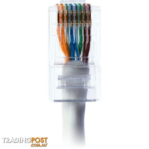 T3SPC5-100 UTP RJ45 CAT5E SOLID SNAP PLUG 100 PACK 1.00MM TO 1.05MM 2691