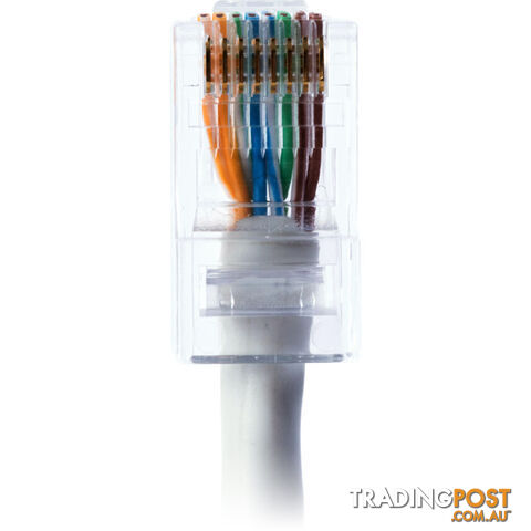 T3SPC5-100 UTP RJ45 CAT5E SOLID SNAP PLUG 100 PACK 1.00MM TO 1.05MM 2691 - photo 2 of 3