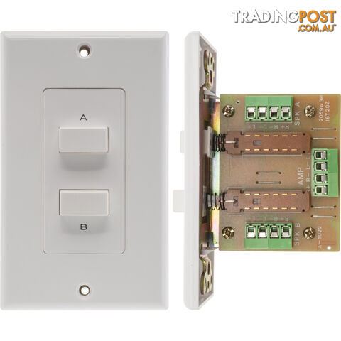 PRO1022 A, B OR A+B SPEAKER SELECTOR WALL PLATE PRO2
