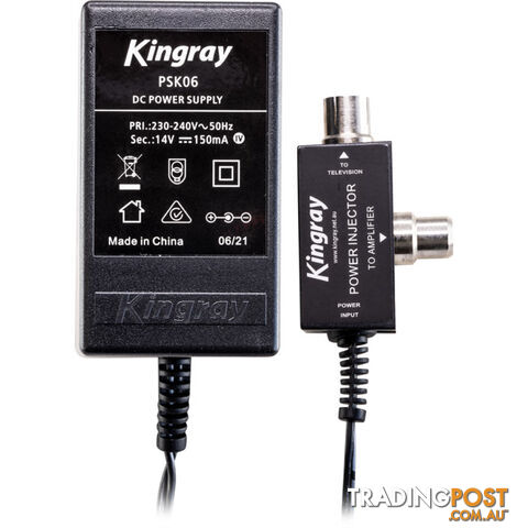 PSK06 14V DC 150MA POWER SUPPLY PAL TYPE KINGRAY