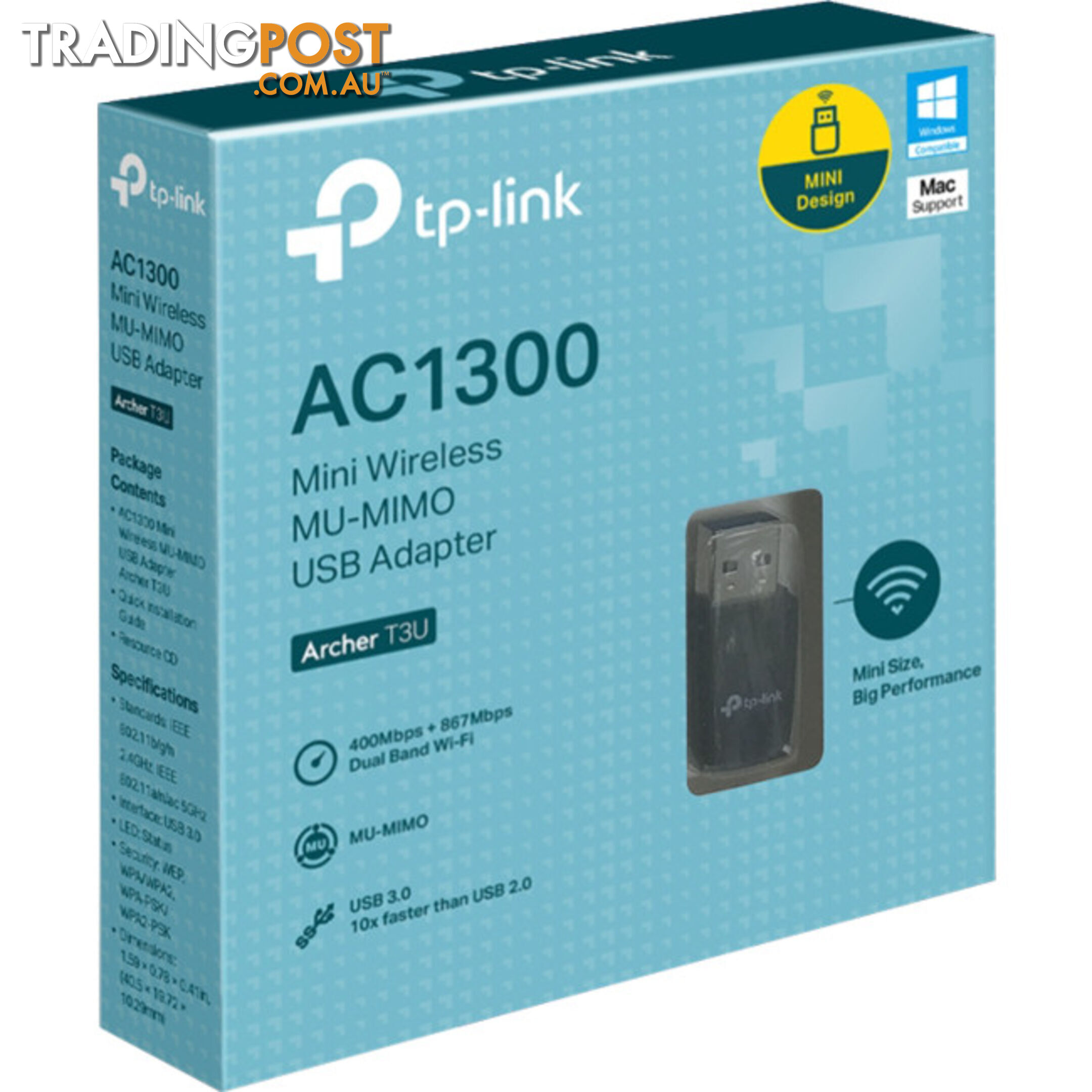 ARCHERT3U AC1300 MINI USB WIFI ADAPTER