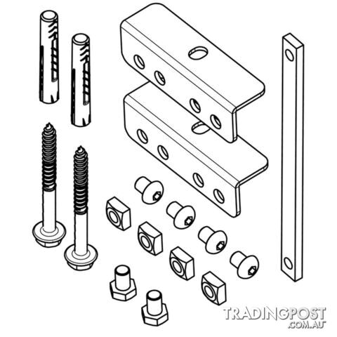 PFA9126 EXTRA BRACKET KIT FOR CONNECT IT INTERFACE BARS - photo 1 of 2