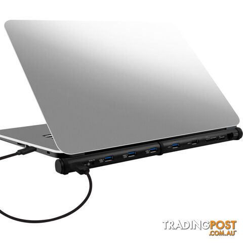 MSDOCK-B MACBOOK AND NOTEBOOK DOCK BLK USB CHARGER MICRO SD LAN
