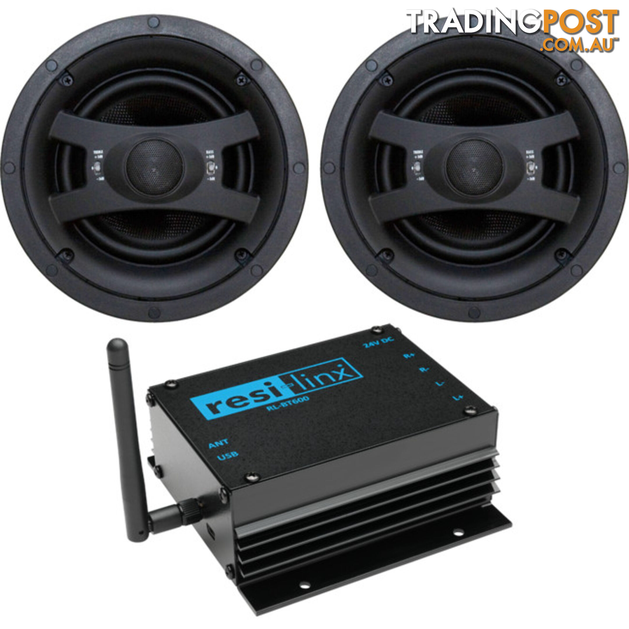 RLBT650 6.5" ACTIVE CEILING SPEAKERS 50W PER CH WITH BLUETOOTH