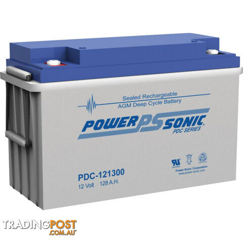 PDC121300 12V 128AMP AGM DEEP CYCLE SLA T11 TERMINAL