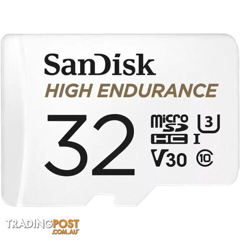 MSD32HE 32G MICRO SD CARD HIGH ENDURANCE 100MB SD ADAPTER