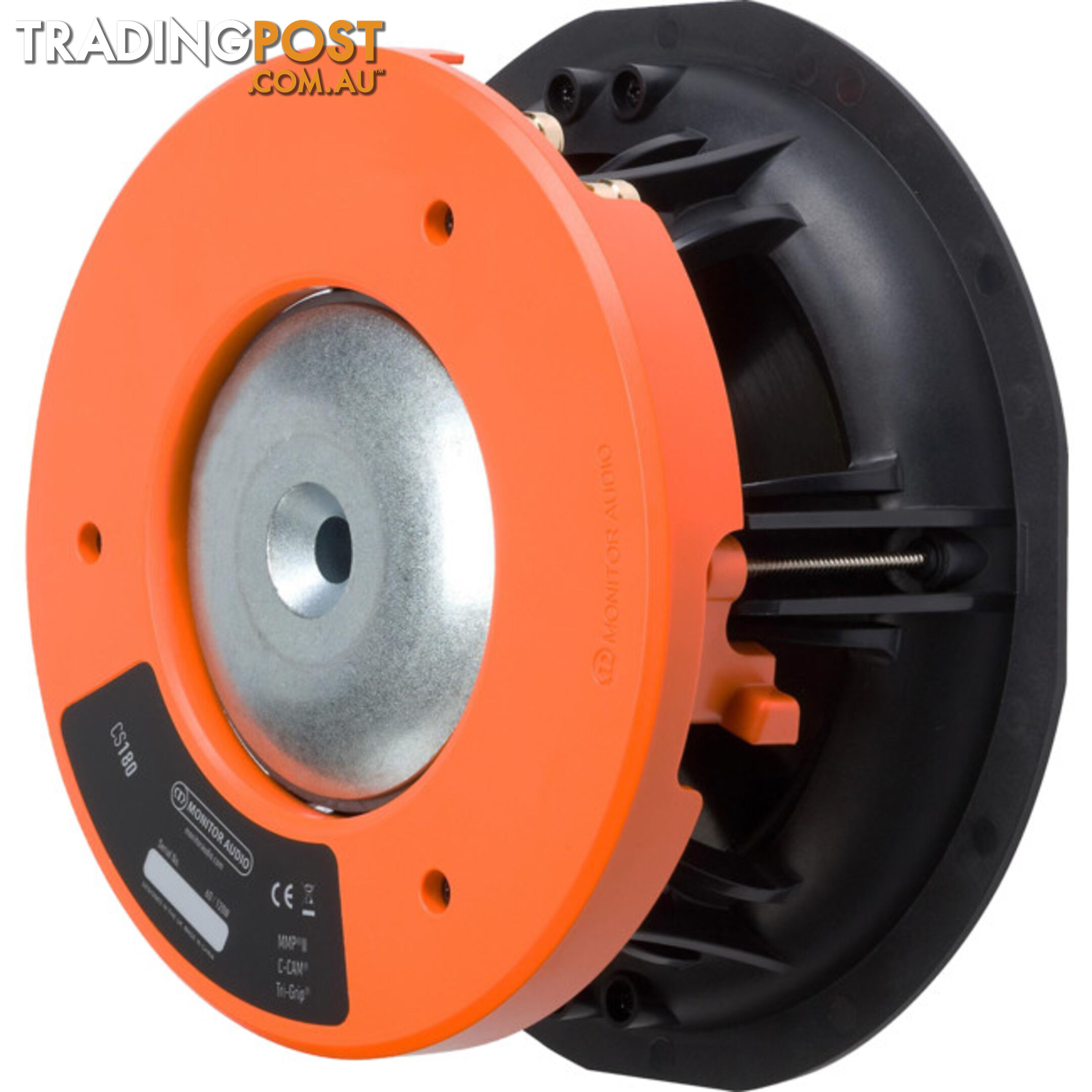 CS180R SLIM 8" 2 WAY CEILING SPEAKER MMP11 BASS AND C-CAM TWEETER