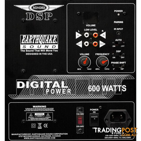 MINIMEDSPP10 10" POWERED SUBWOOFER DSP AMPLIFIER AND SLAPS M10 - photo 3 of 7