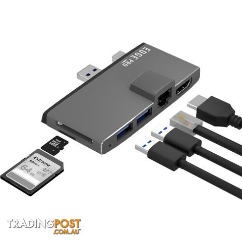 P68GRY SURFACE PRO MULTIFUNCTION HUB EDGE PRO MBEAT