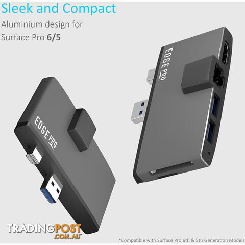 P68GRY SURFACE PRO MULTIFUNCTION HUB EDGE PRO MBEAT - photo 2 of 6