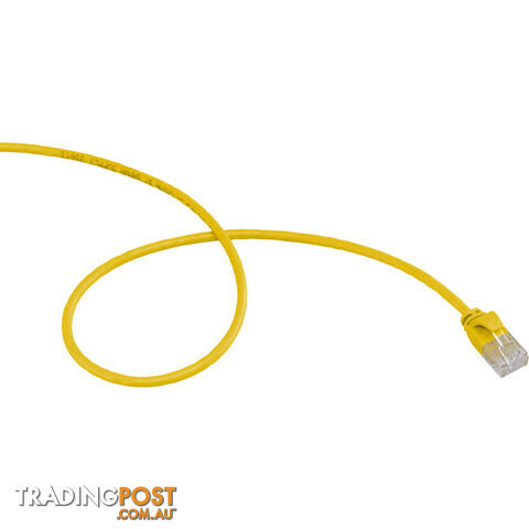 LC6SL0050YL 0.5M SLIM CAT6 PATCH LEAD YELLOW ULTRA THIN - photo 3 of 3