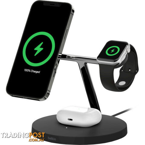 BCPCBK 3 IN 1 WIRELESS APPLE CHARGER BOOST CHARGE PRO - photo 2 of 9