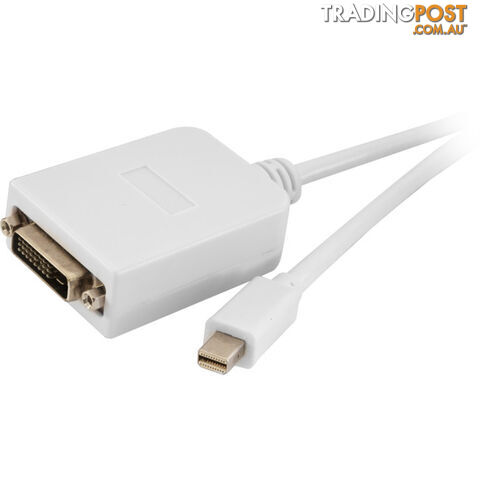 LC6163 MINI DISPLAYPORT TO DVI - 2M PLUG TO PLUG LEAD
