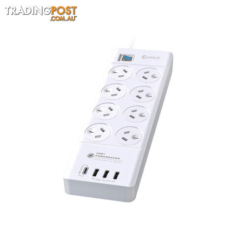 PAD8088 8 WAY POWERBOARD WITH USB-C