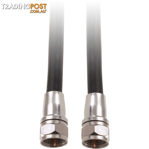 FL6Q-5CFF 5M RG6QUAD 'F' FLYLEAD COMPRESSION 'F' PLUG TO PLUG