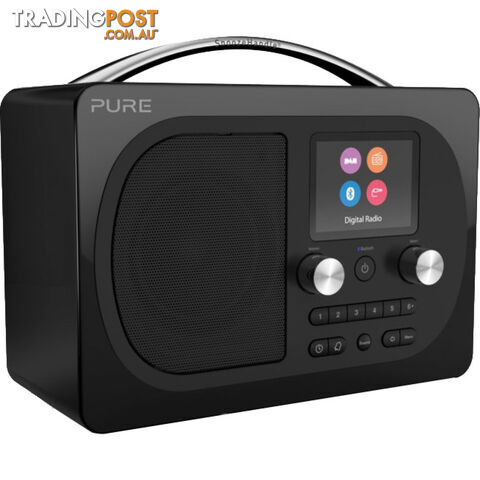 EVOKEH4B PORTABLE DAB+ FM RADIO BLACK BLUETOOTH PRESTIGE EDITION