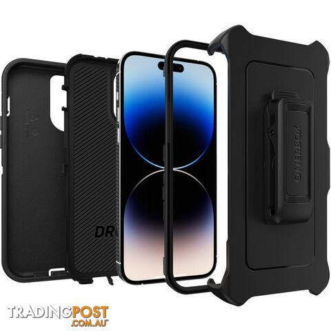 IPH14PRMDB IPHONE 14 PRO MAX BLACK CASE DEFENDER SERIES - photo 3 of 6