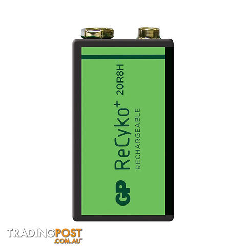 GP9VRECY RECYKO LSD 9V SINGLE BATTERY RECHARGEABLE NIMH GP
