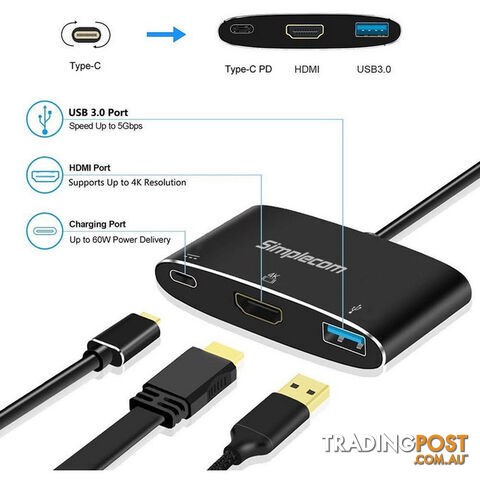 DA310 USB3.1 TYPE-C TO HDMI WITH PD - photo 2 of 4
