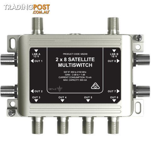 MS2X8 MULTISWITCH 2 WIRE 8 OUT FOX APP. F30941 - JONSA