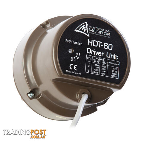 LHD60 60W 100V HORN DRIVER REQUIRES H16 OR HK16 FLARE - photo 2 of 3