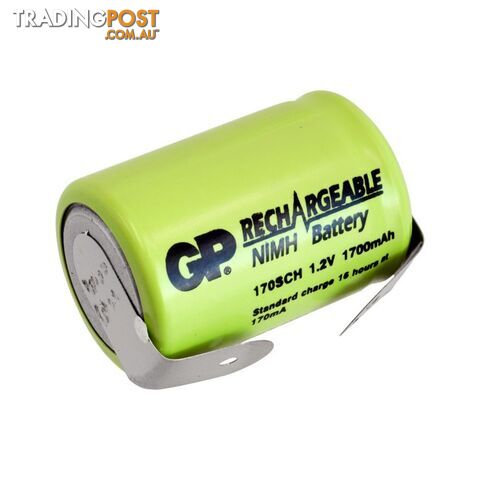 GP200SCHT 2000MAH NIMH 4/5 SUB C WITH TAGS RECHARGEABLE BATTERY GP - photo 2 of 2