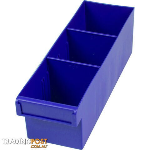1H012B BLUE 300MM MEDIUM PARTS TRAY STORAGE DRAWER WITH DIVIDERS