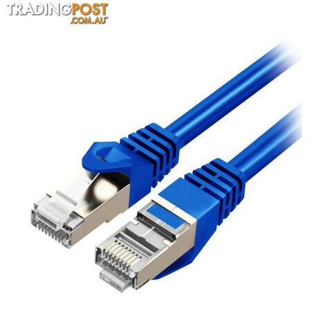 LC8018 30M CAT7 10GBE ETHERNET CABLE BLUE TRIPLE SHIELDING - photo 3 of 4