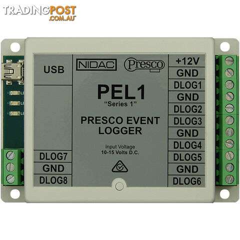 PEL1 DOOR ACCESS EVENT LOGGER NP-PEL1 PRESCO