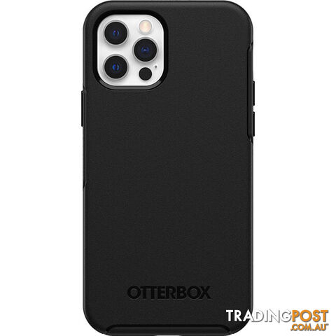 IPH12SB IPHONE 12 AND PRO CASE BLACK SYMMETRY SERIES