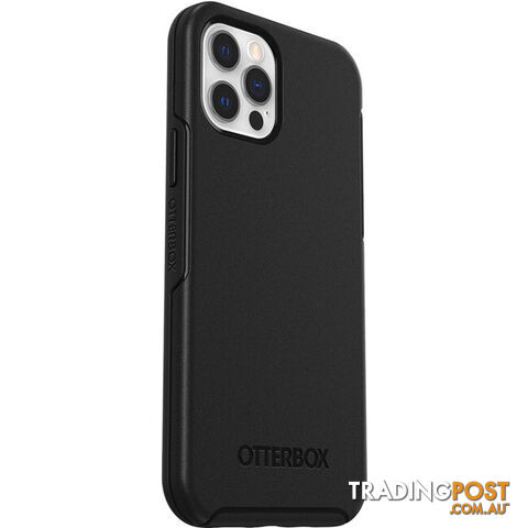 IPH12SB IPHONE 12 AND PRO CASE BLACK SYMMETRY SERIES - photo 2 of 10