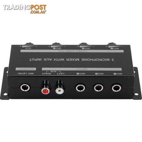PRO1348 3CH MICROPHONE MIXER WITH AUX INPUT - photo 3 of 3