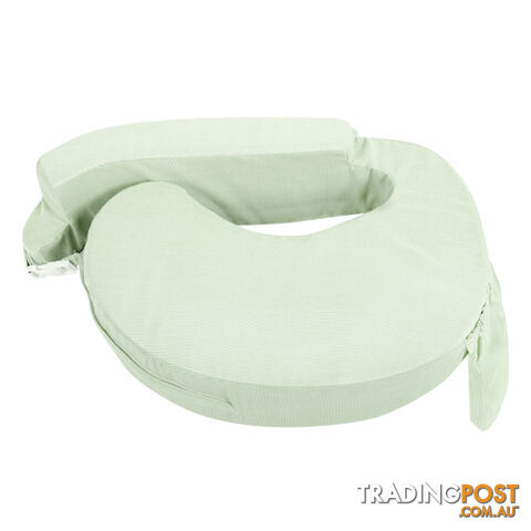 Baby Breast Feeding Support Memory Foam Breastfeeding Pillow Zip Cover Green