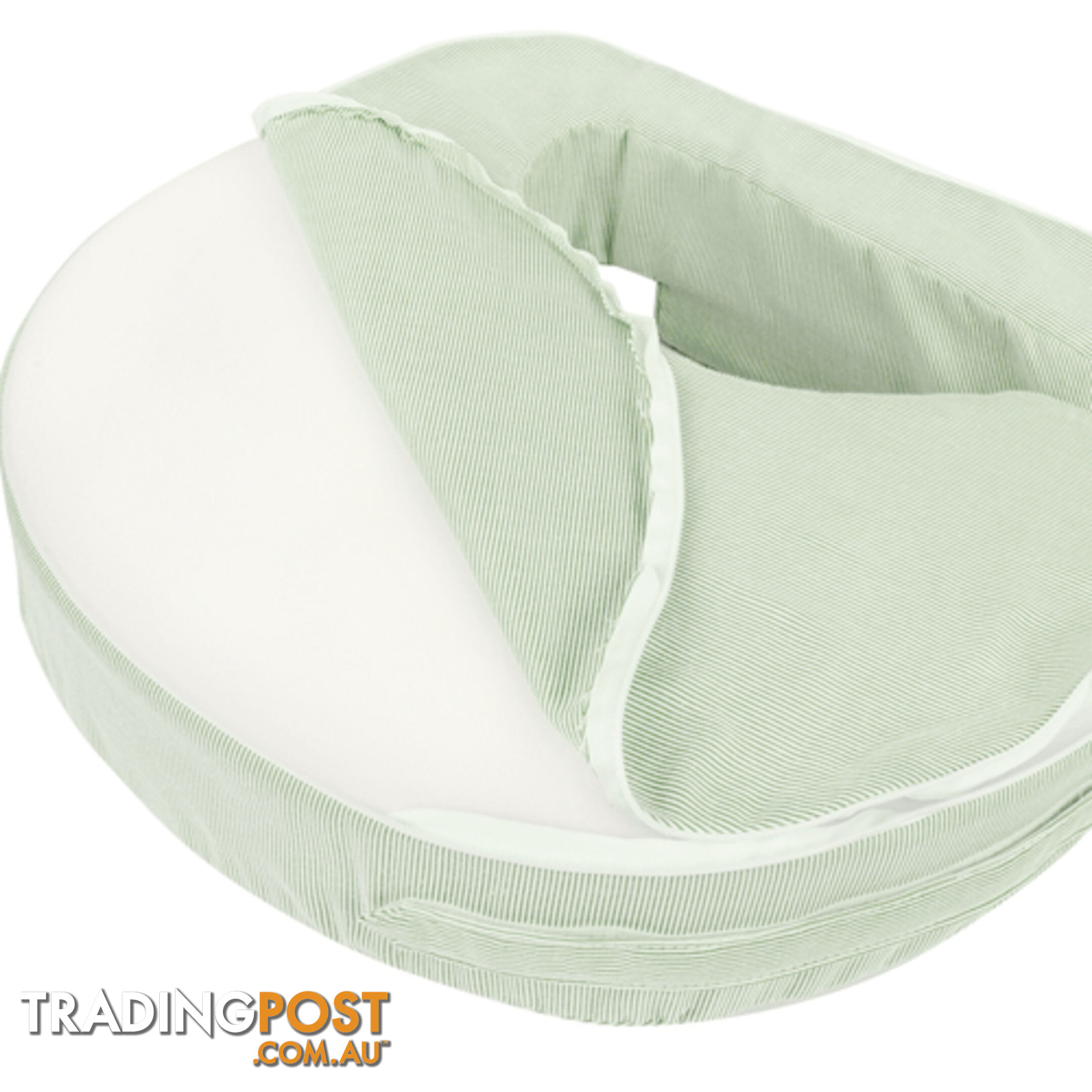 Baby Breast Feeding Support Memory Foam Breastfeeding Pillow Zip Cover Green