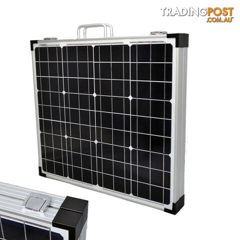 12V 120W Folding Solar Panel Mono MPPT Boat Camping Power Charging Kit Battery