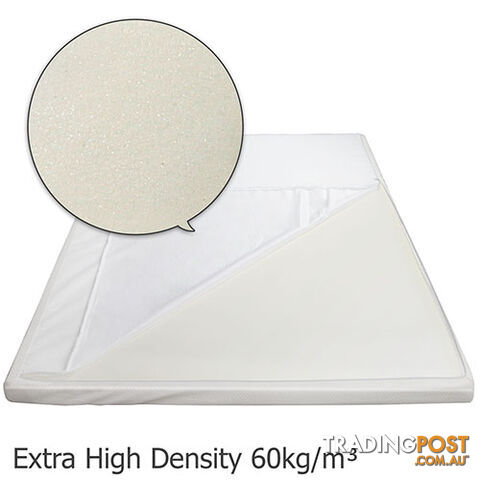 8cm Visco Elastic Memory Foam Mattress Topper Extra High Density Underlay Double