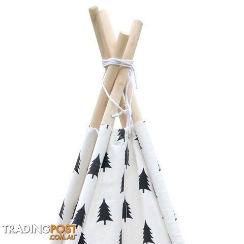 Kids Play Tent Children Canvas Teepee Pretend Playhouse Outdoor Indoor Tipi - photo 5 of 8
