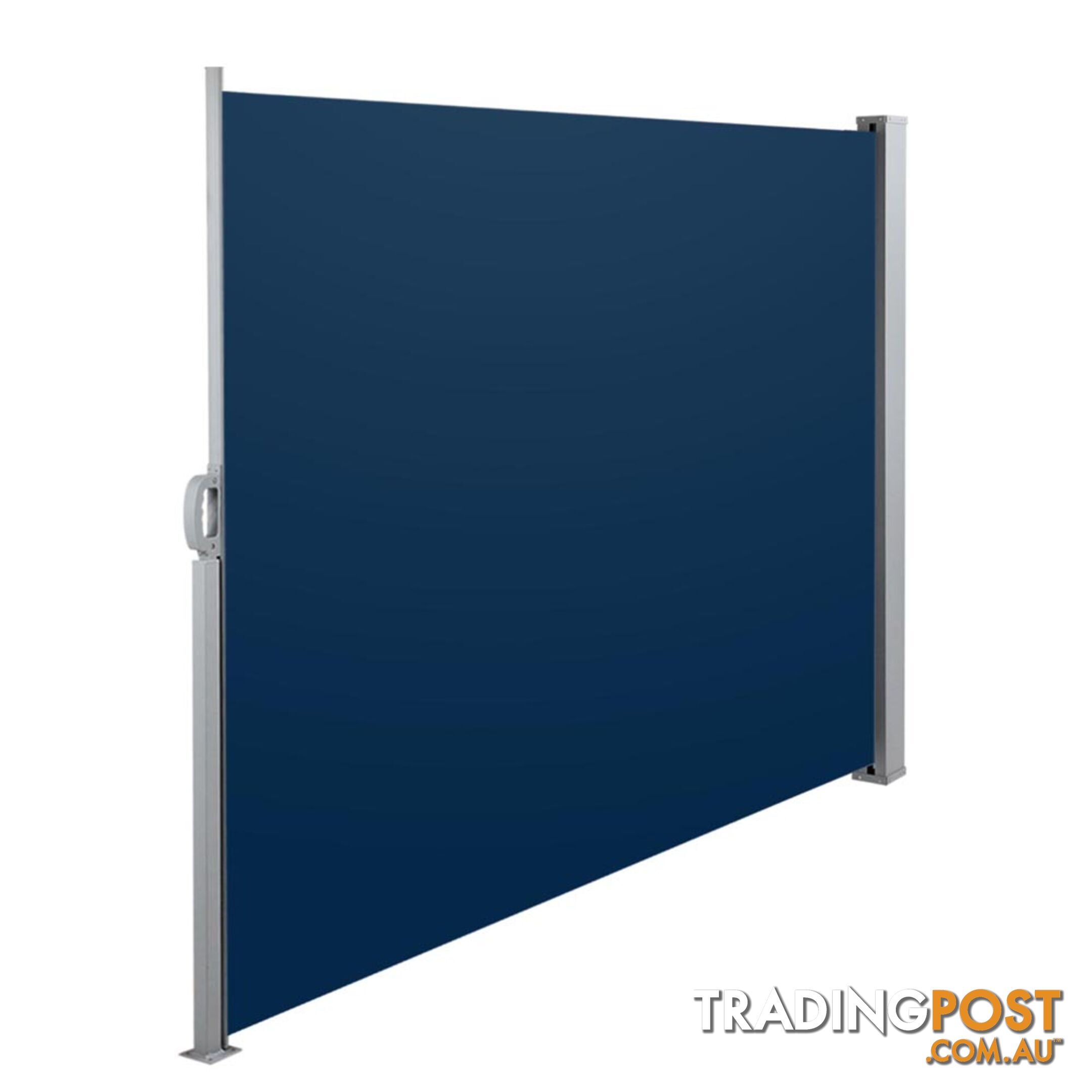 Retractable Side Awning - Blue