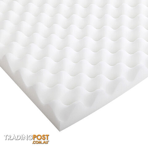 Premium 5cm Egg Crate Mattress Topper Anti-bacterial Underlay Protector Queen