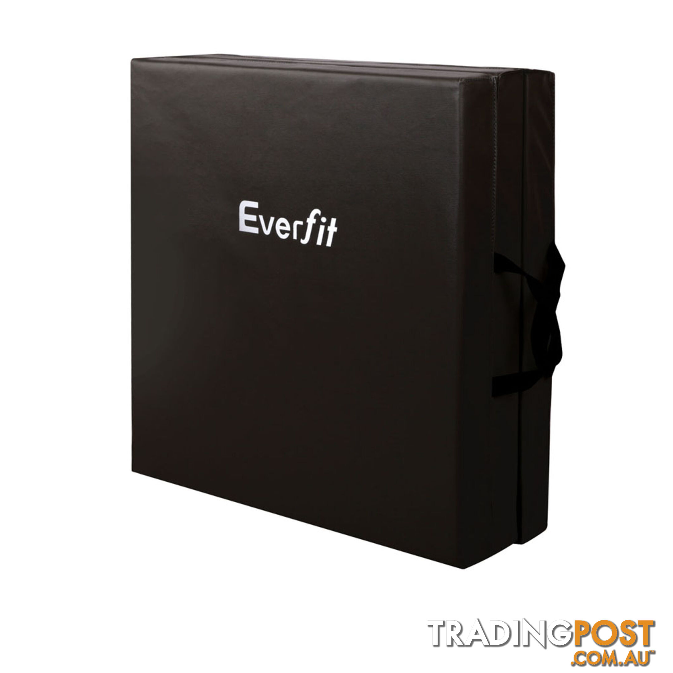 Trifold Exercise Mat Floor Black