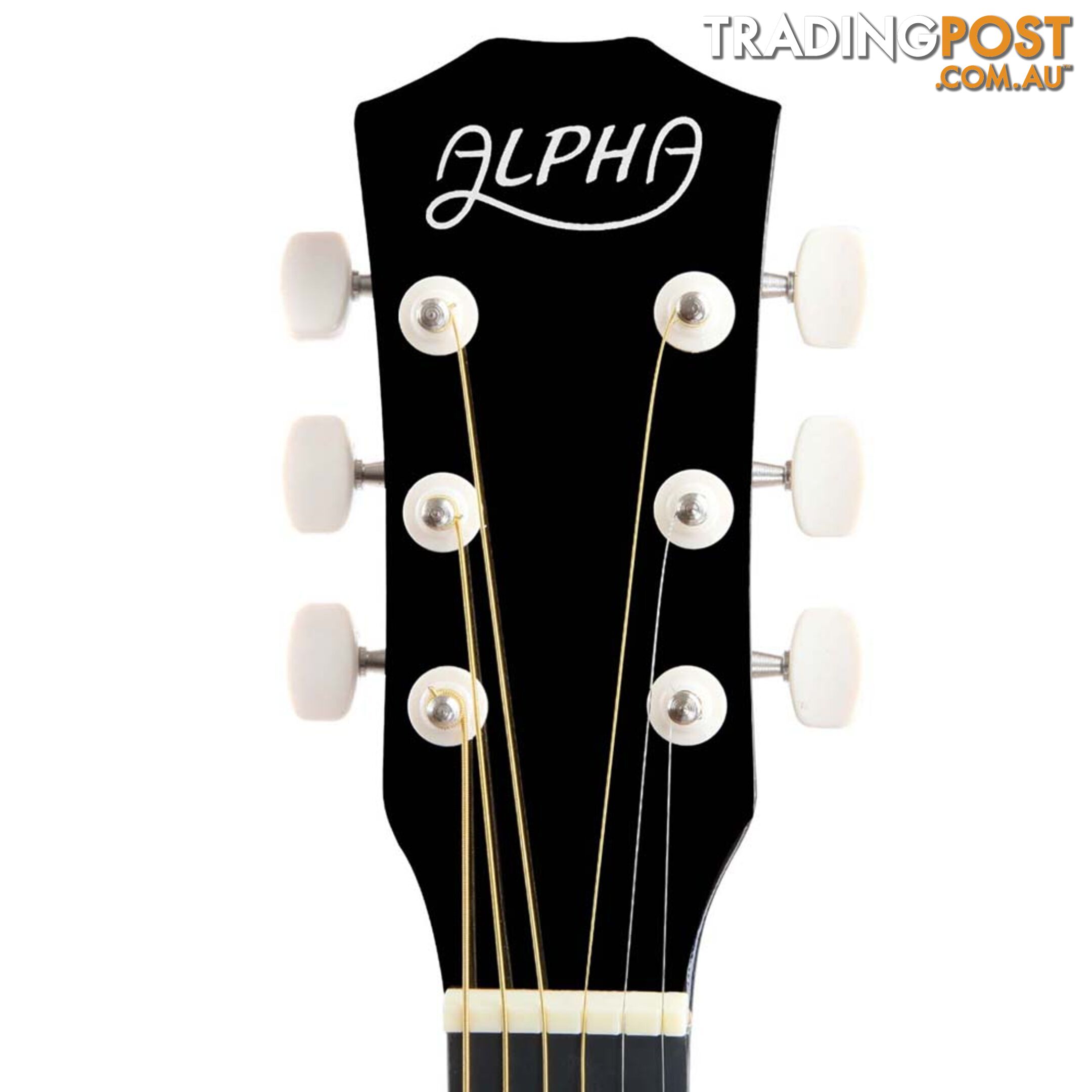 38 Inch Wooden Acoustic Guitar Black