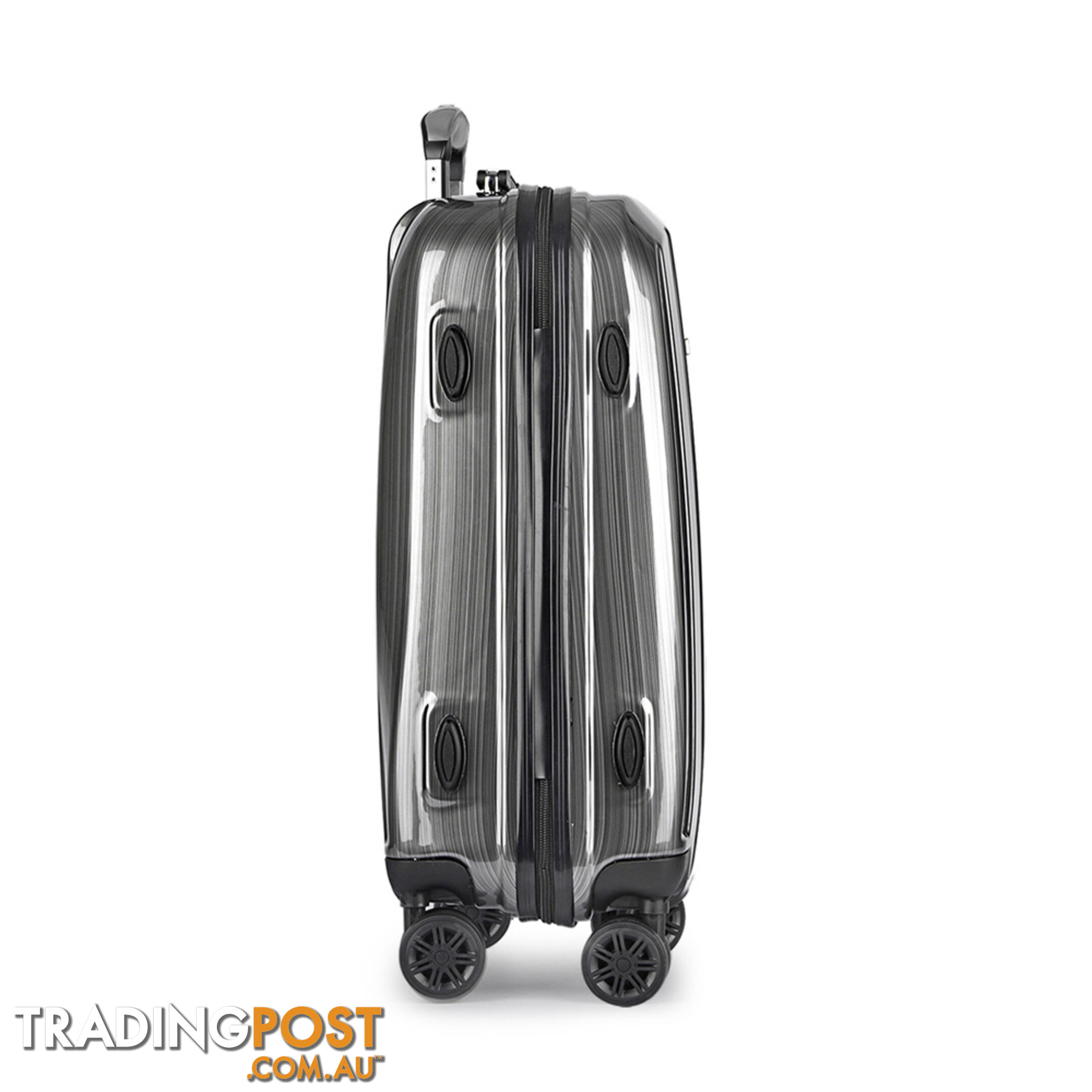 28&#34; Hard Shell Luggage 4 Wheels Suitecase TSA Lock Travel Carry On Bag Grey