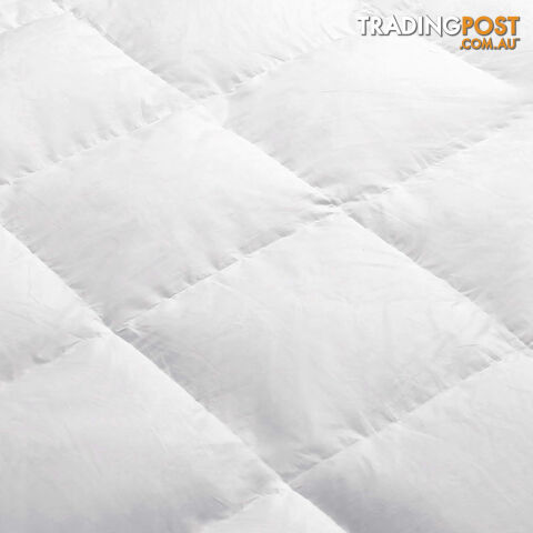 Premium Goose Feathers Down Quilt 500GSM All Season Doona Blanket King Size