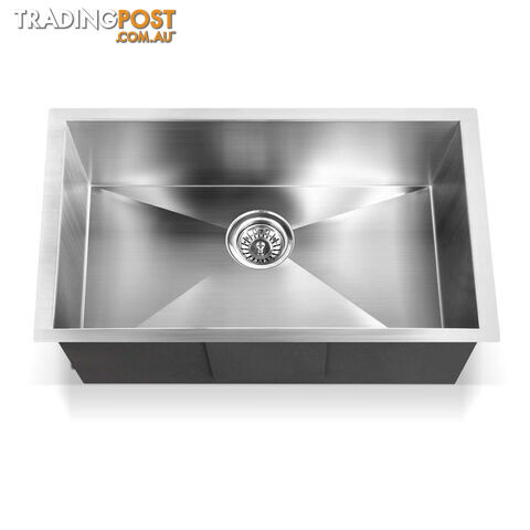 Handmade Stainless Steel Kitchen Laundry Sink Topmount Undermount 700 x 450mm - photo 3 of 10