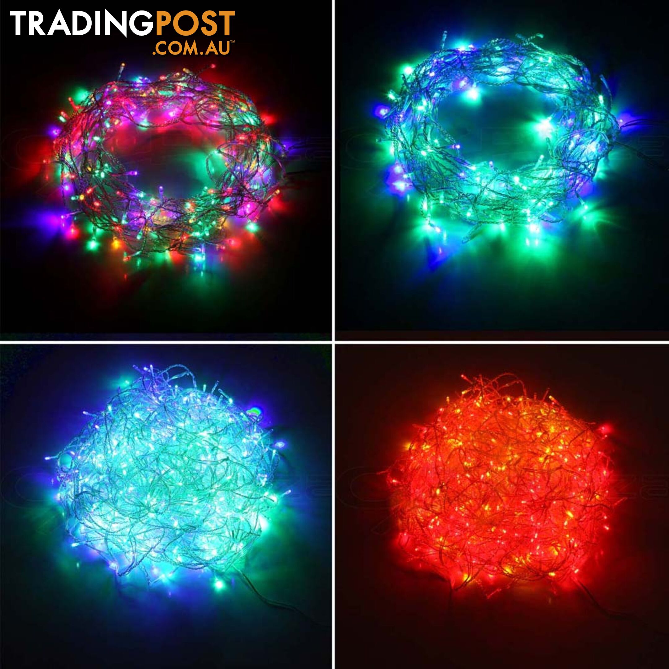 500 LED Fairy Lights Outdoor Christmas Wedding String Party Light Multi Colour