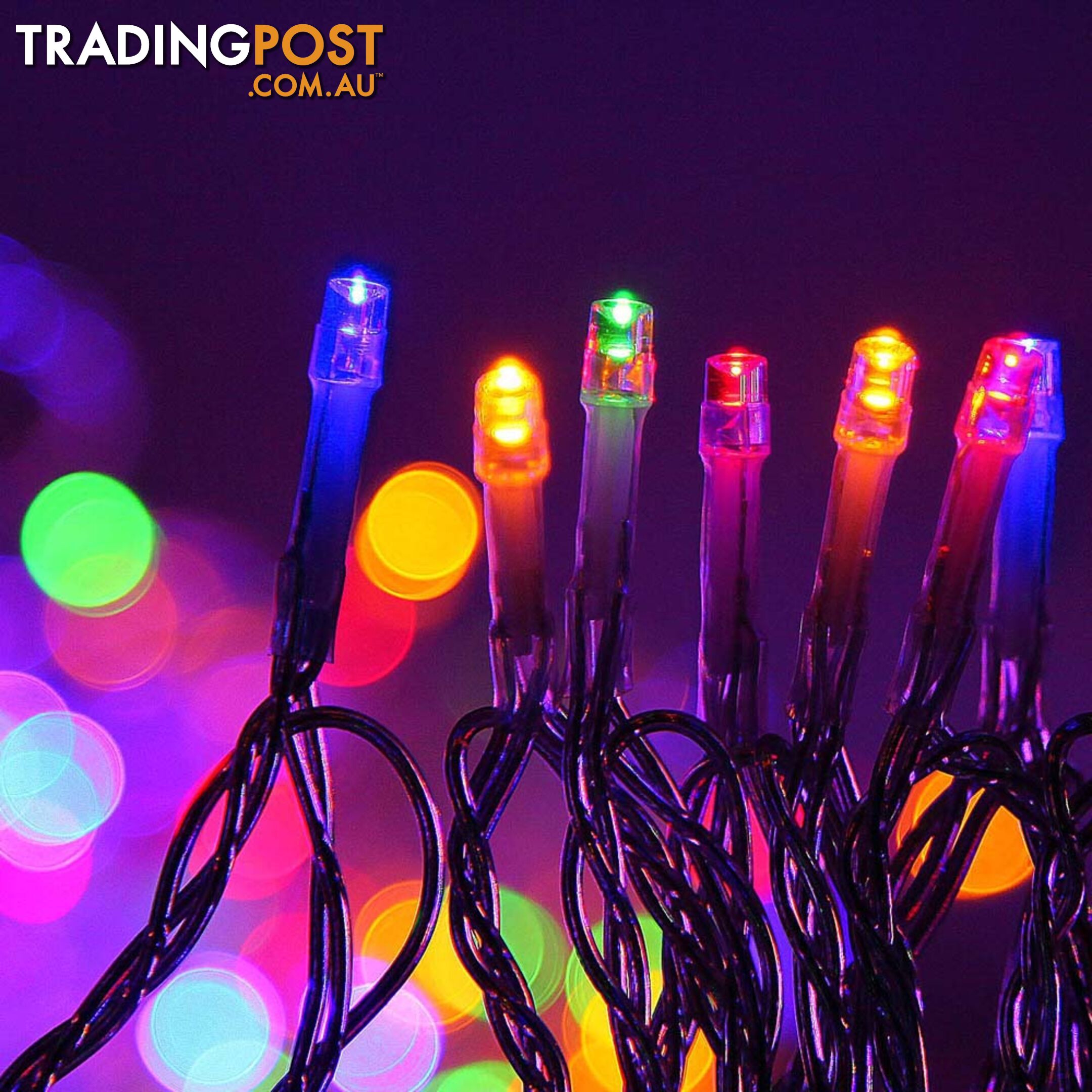 500 LED Fairy Lights Outdoor Christmas Wedding String Party Light Multi Colour