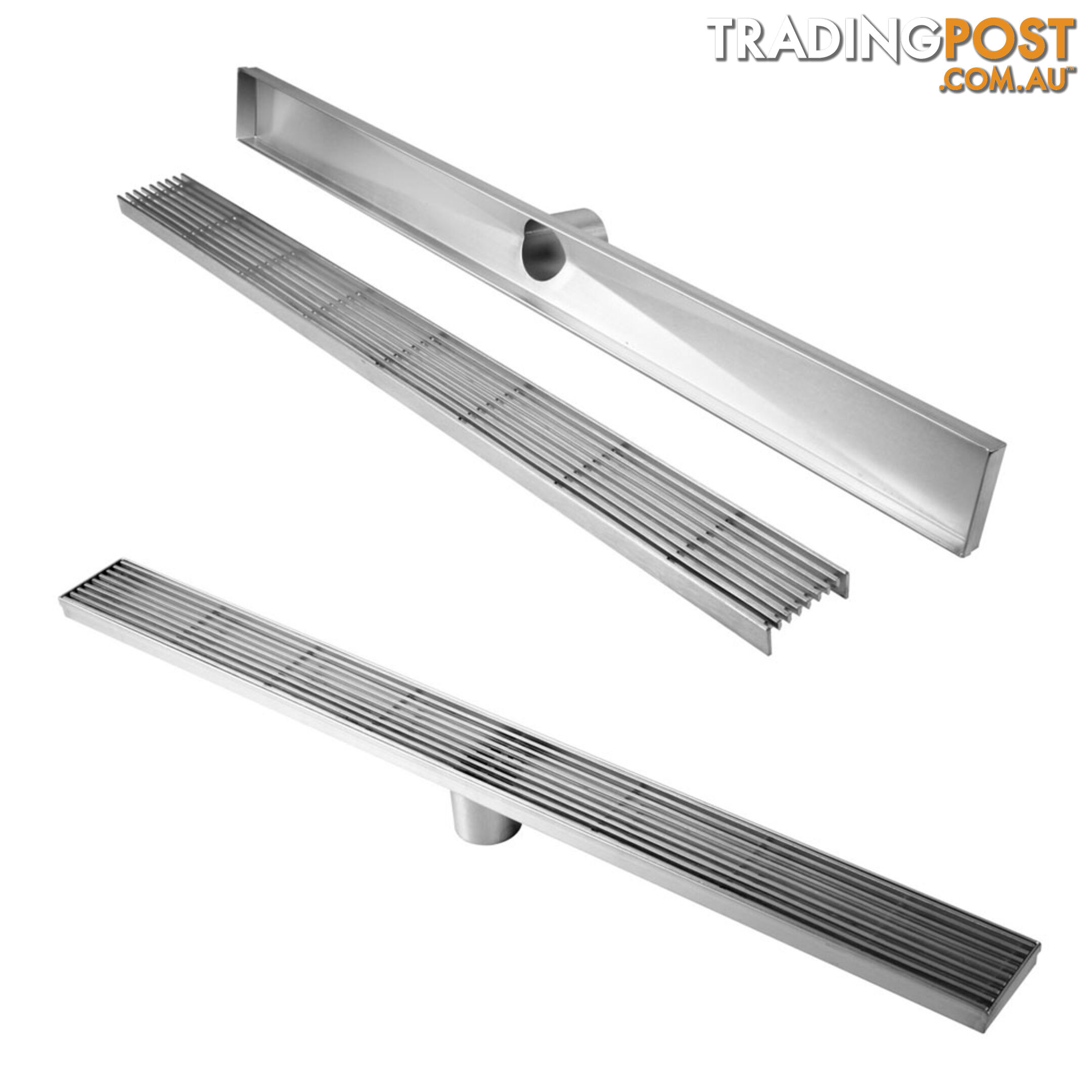 Heelguard Stainless Steel Shower Grate Waste Linear Bathroom Drain Floor 900mm