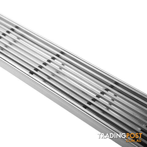 Heelguard Stainless Steel Shower Grate Waste Linear Bathroom Drain Floor 900mm