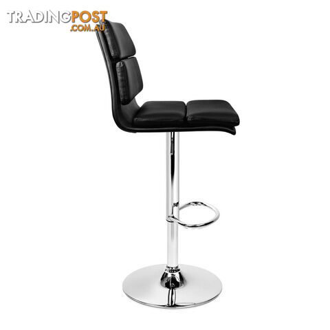 2 x PU Leather Bar Stools Kitchen Cafe Office Island Chairs Breakfast Barstools - photo 4 of 11