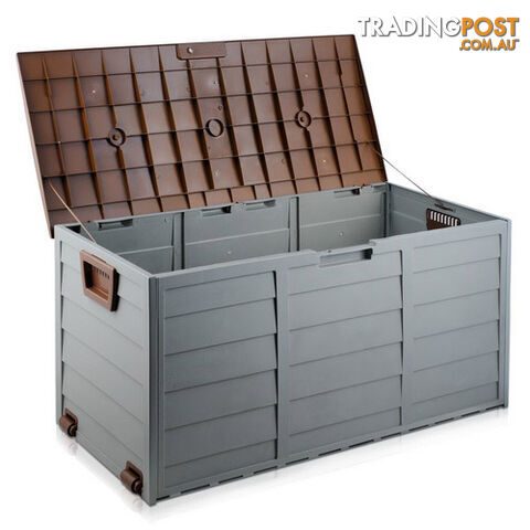 Outdoor Lockable Storage Weatherproof Box Garden Tool Toy Organiser Container